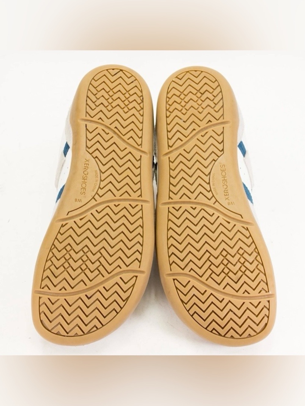 Xero Kelso Women US 8 Gray White Blue Barefoot Minimalist Gum Soles Casual Shoes - Picture 11 of 11